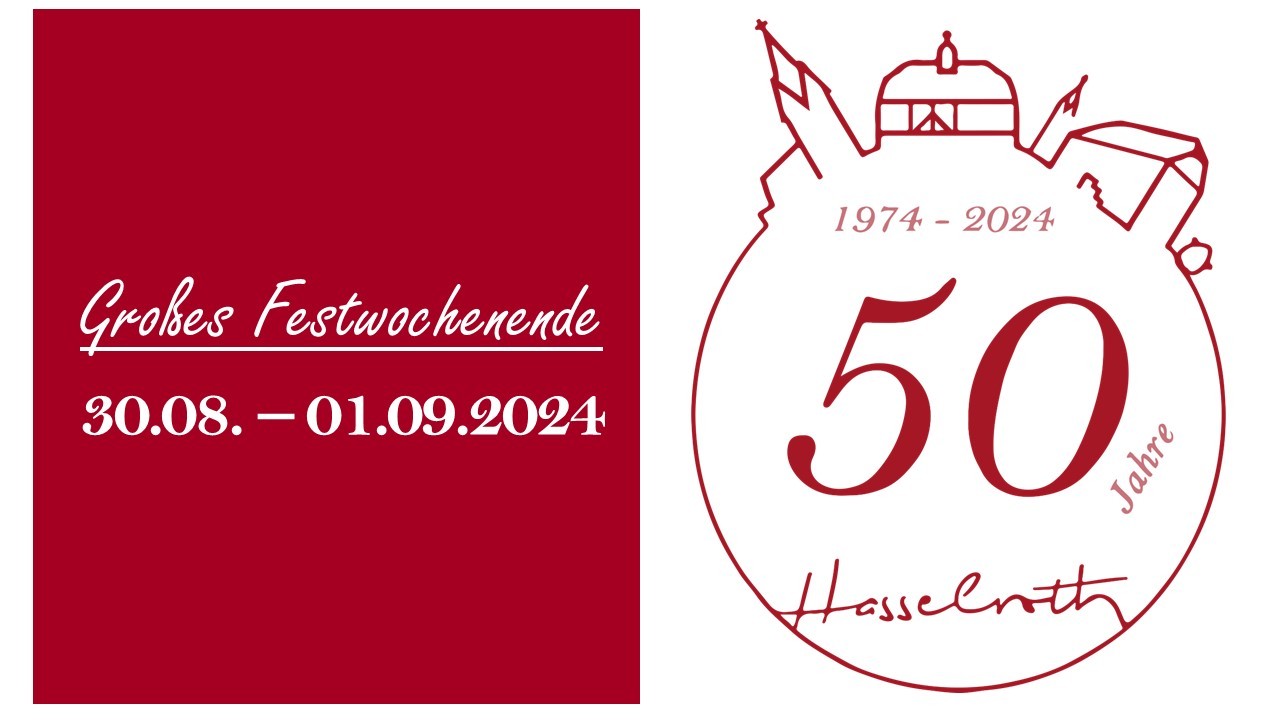 Werbebanner mit LOGO und Datum 30.08. bis 01.09.2024