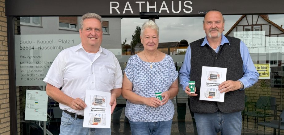 Diamantenhochzeit mit drei Personnen