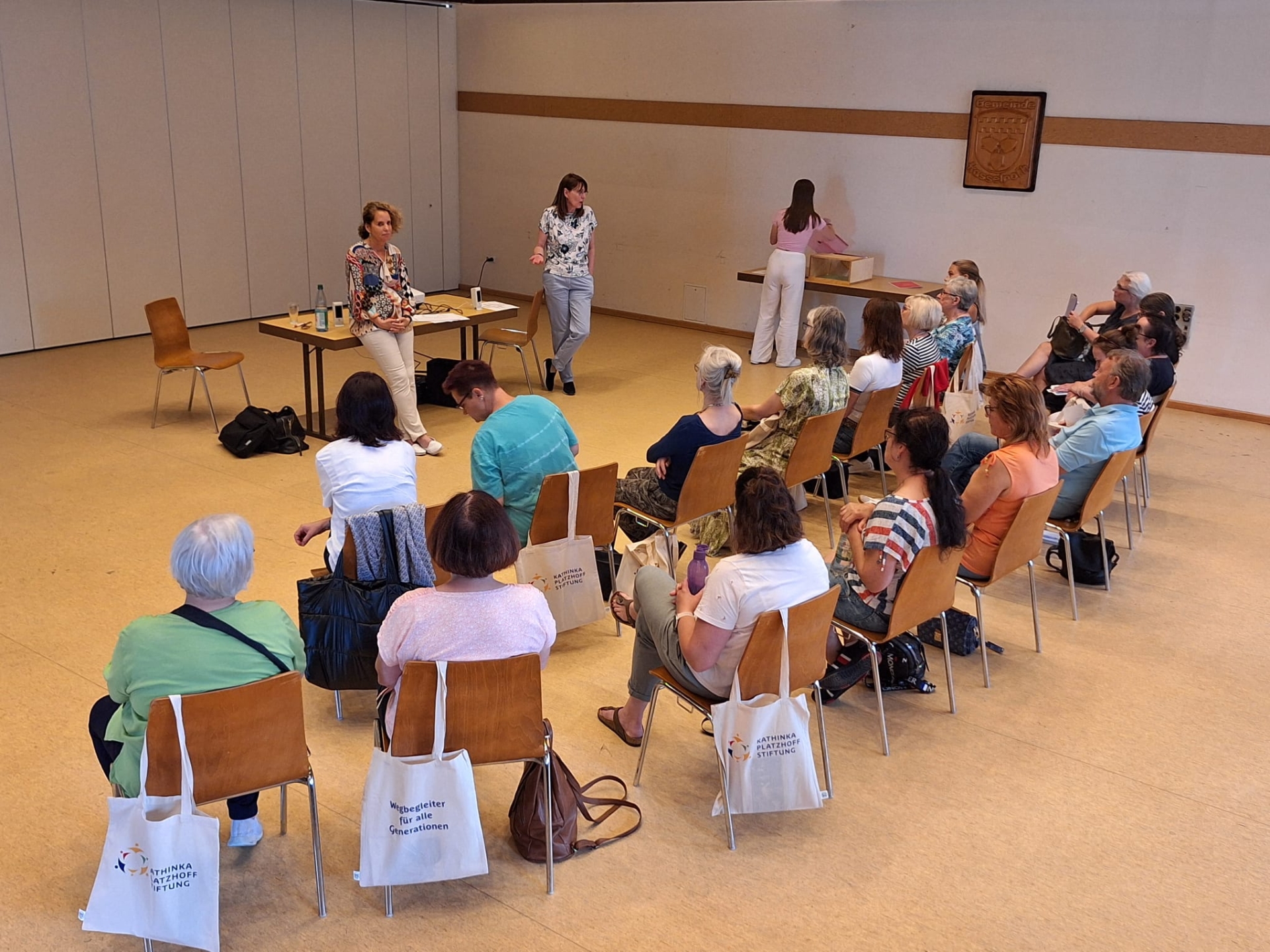 Diamantenhochzeit mit drei Personnen