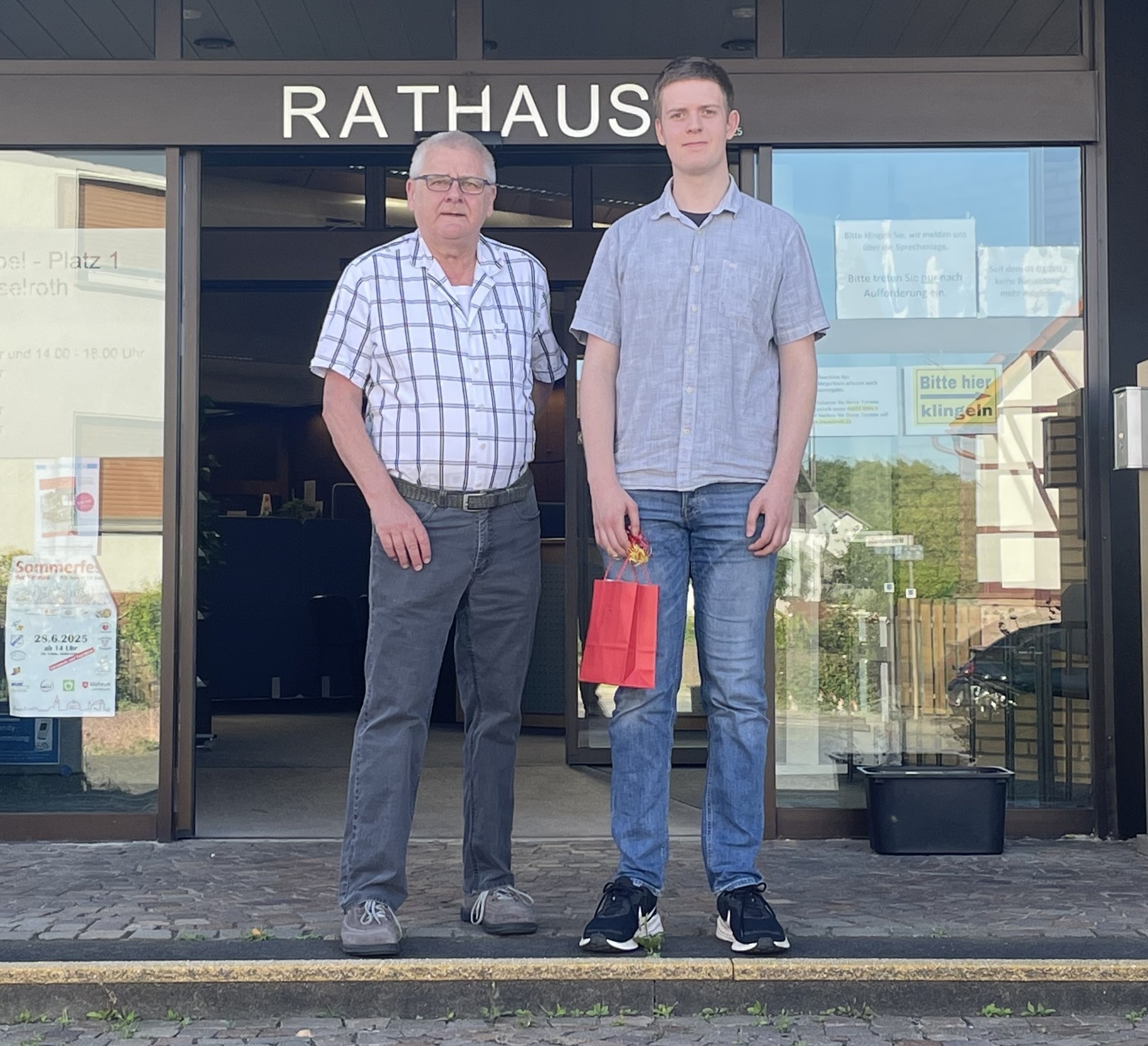 Diamantenhochzeit mit drei Personnen