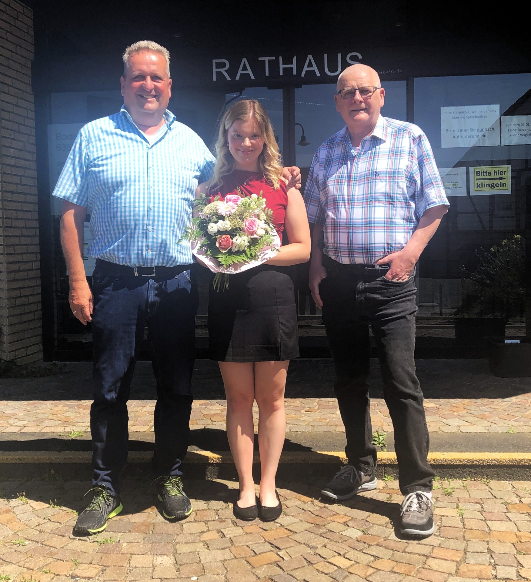 Diamantenhochzeit mit drei Personnen