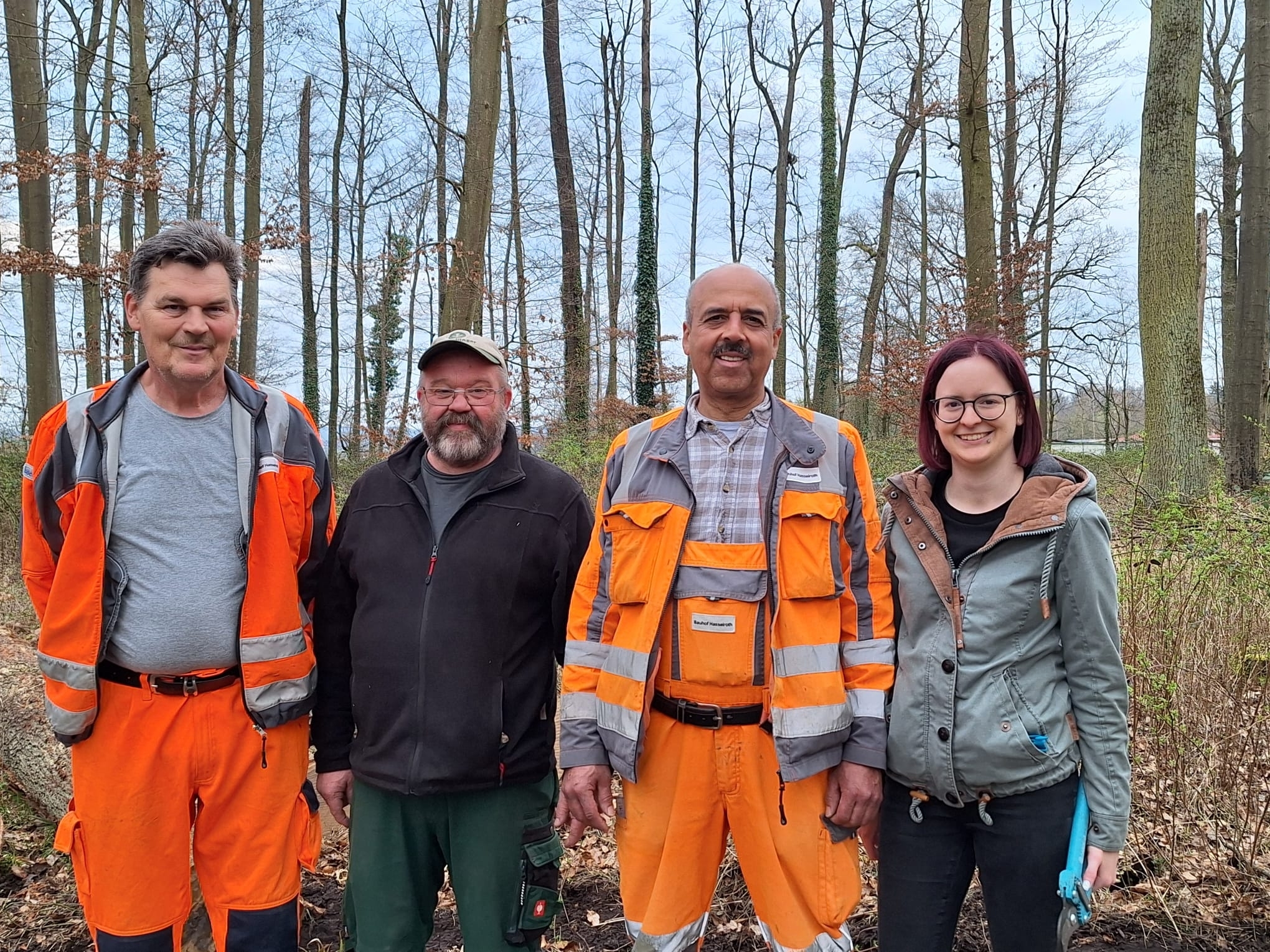 Laslo Szabo, Horst Herbert, Jsames Pokora und Jacqueline Weber
