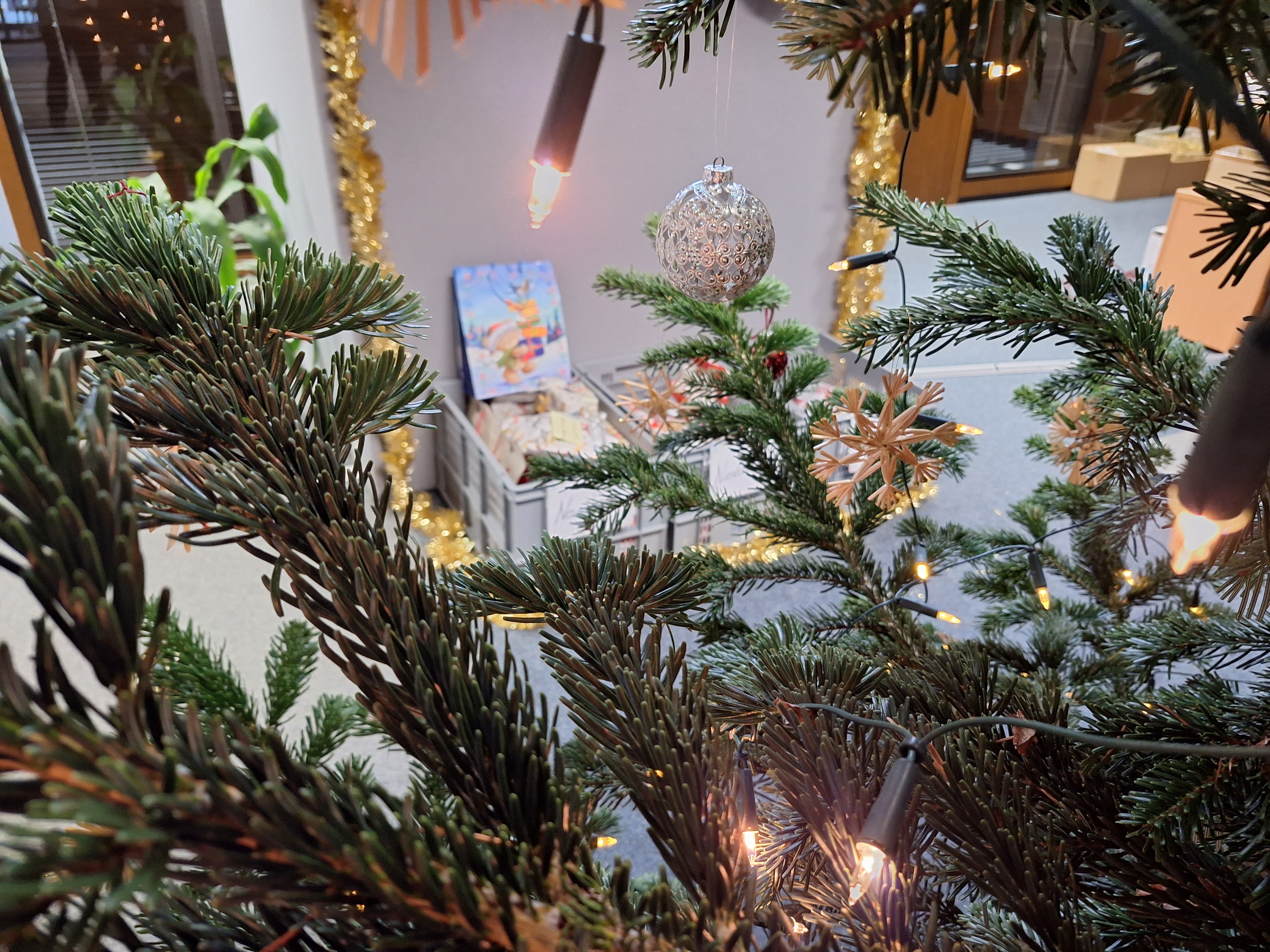 Weihnachtsbaum und Geschenke